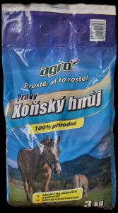 AGRO pravý koňský hnůj 3 kg